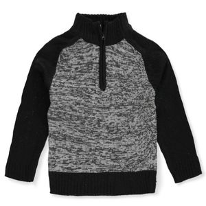 SEZZIT BOYS’ SWEATER BLACK/MULTI L